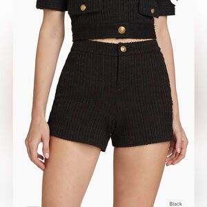 Alice and Olivia NWT Ken Tweed high rise Women's Shorts